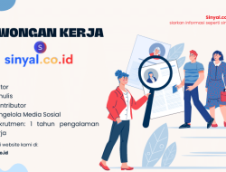 Lowongan Kerja pada Sinyal.co.id