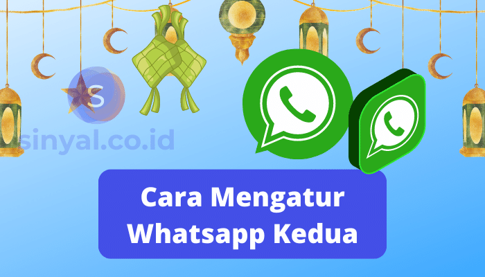 cara mengatur whatsapp kedua