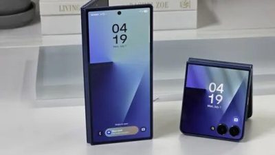 Samsung Galaxy Z Fold7 dan Galaxy Z Flip7.