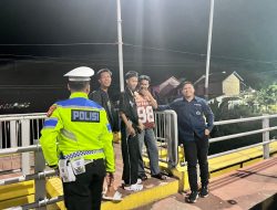 TIM GABUNGAN OPS PEKAT MUSI 2026 POLRES OKU SELATAN LAKSANAKAN PATROLI DIALOGIS DI SEPUTAR PASAR MUARADUA