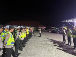 Apel di Terminal Muaradua, 120 Personel Polres OKU Selatan Siap Amankan Malam Takbiran Idul Adha