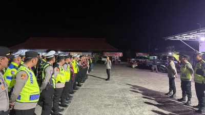 Personel Polres OKU Selatan amankan malam takbiran Idul Adha
