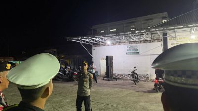 Personel Polres OKU Selatan apel pengamanan malam takbiran