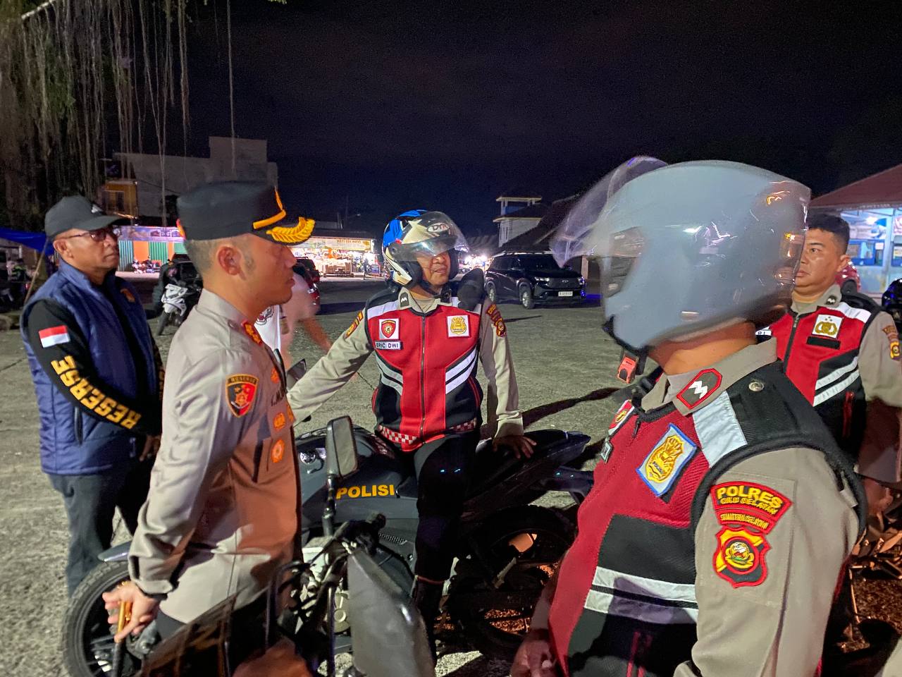 Apel personel Polres OKU Selatan di Terminal Muaradua