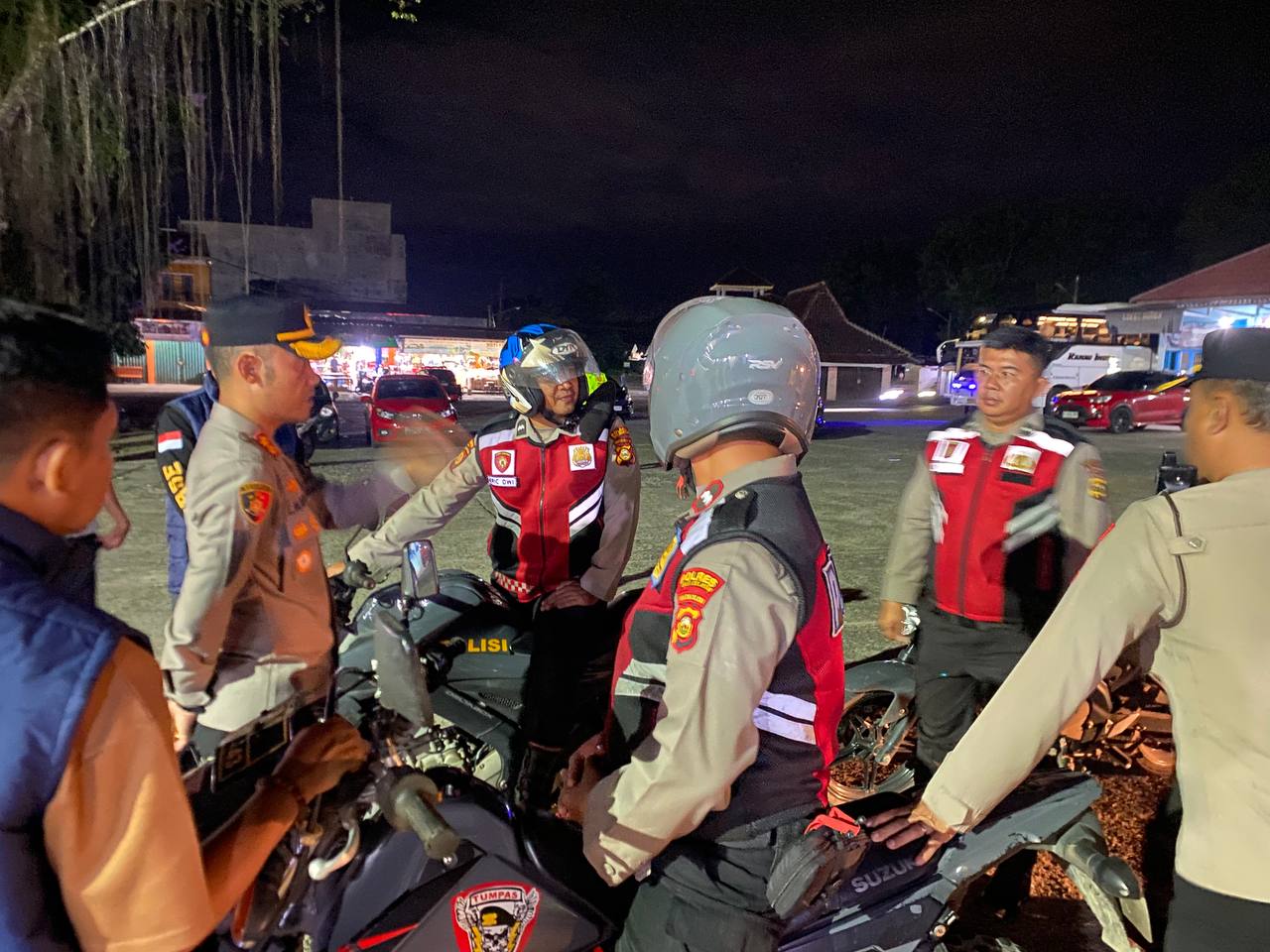 Pengamanan malam takbiran Polres OKU Selatan